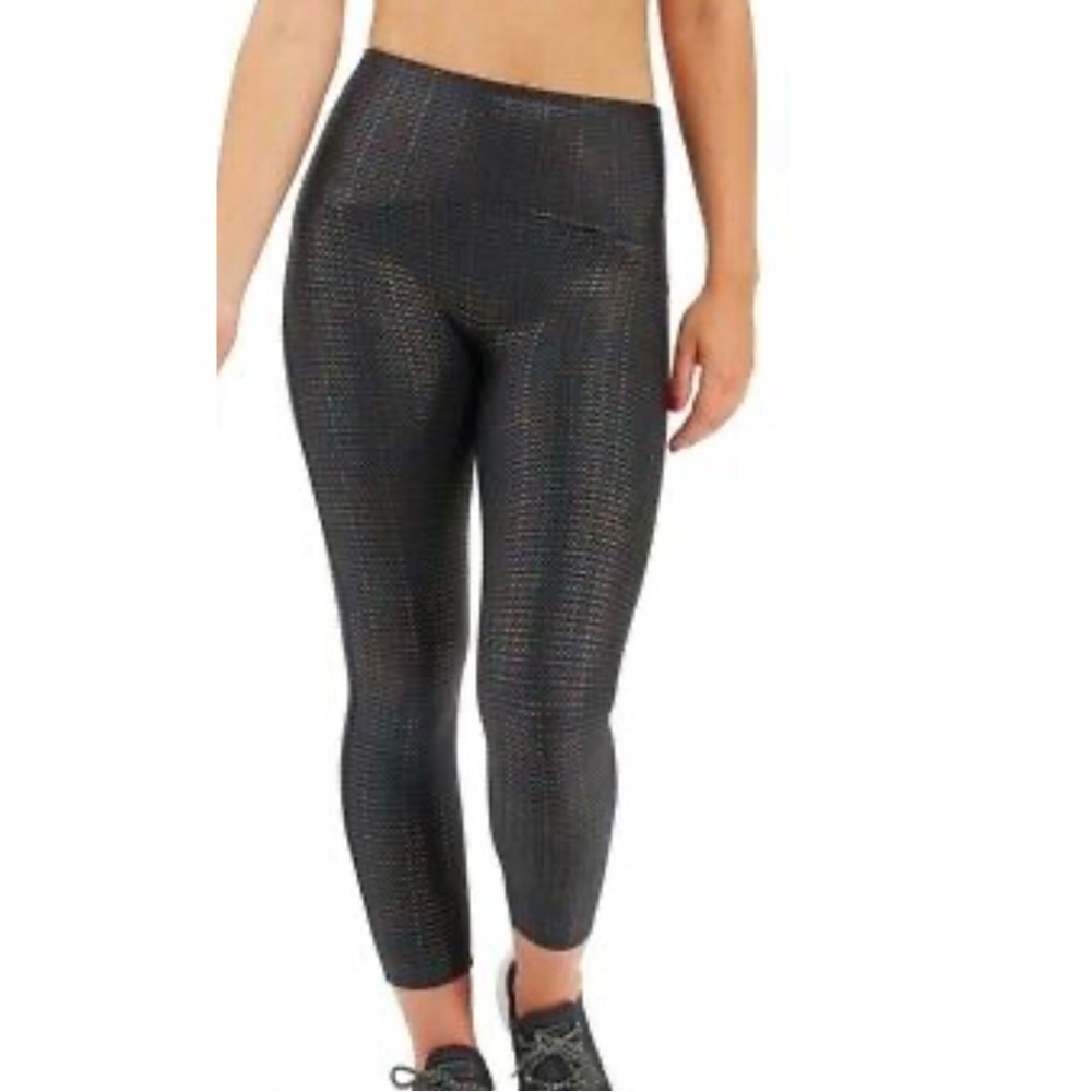 Women's Black and Gold Leggings